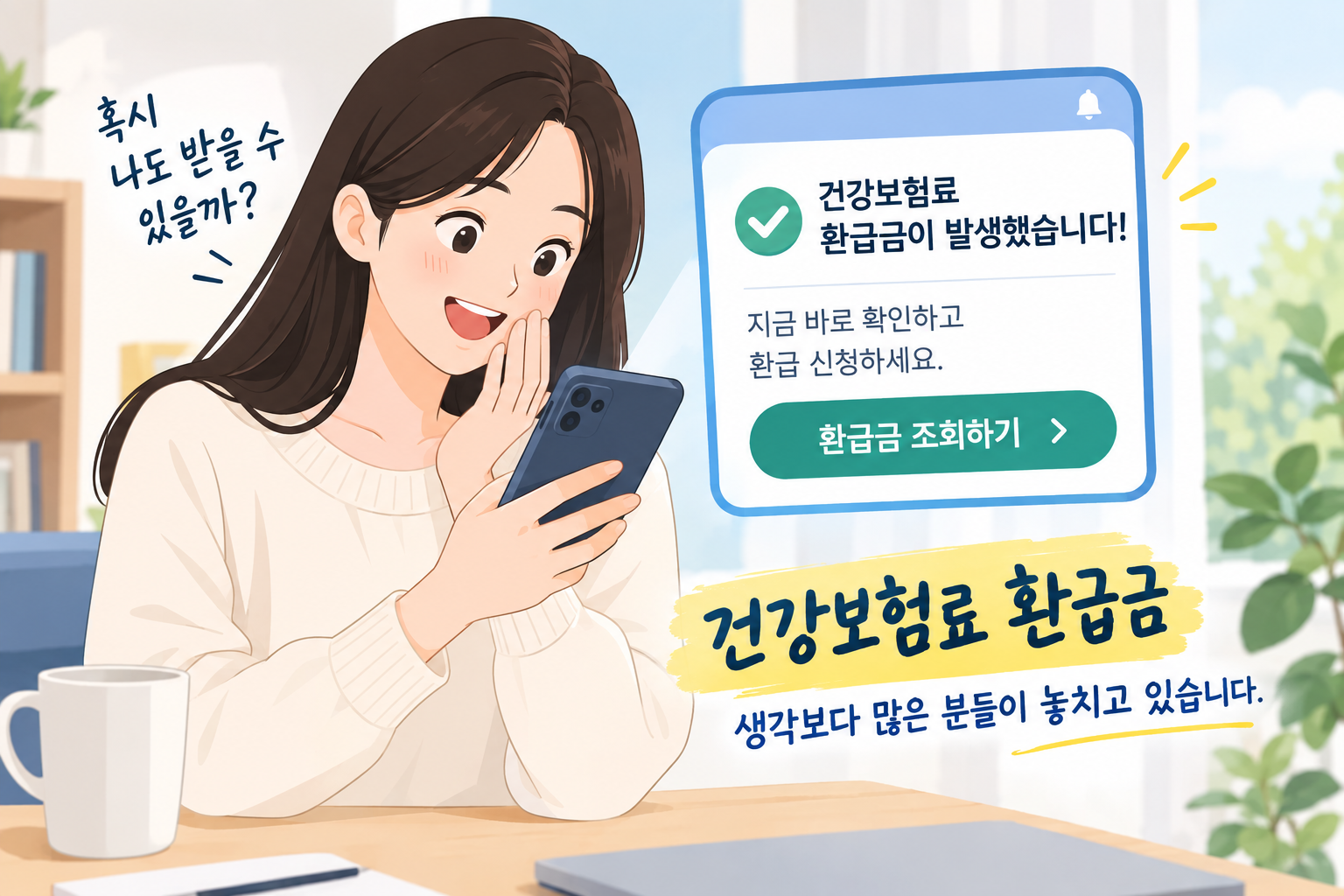 건강보험료 환급금 조회 및 신청 방법|혹시 나도 돌려받을 돈이 있을까?